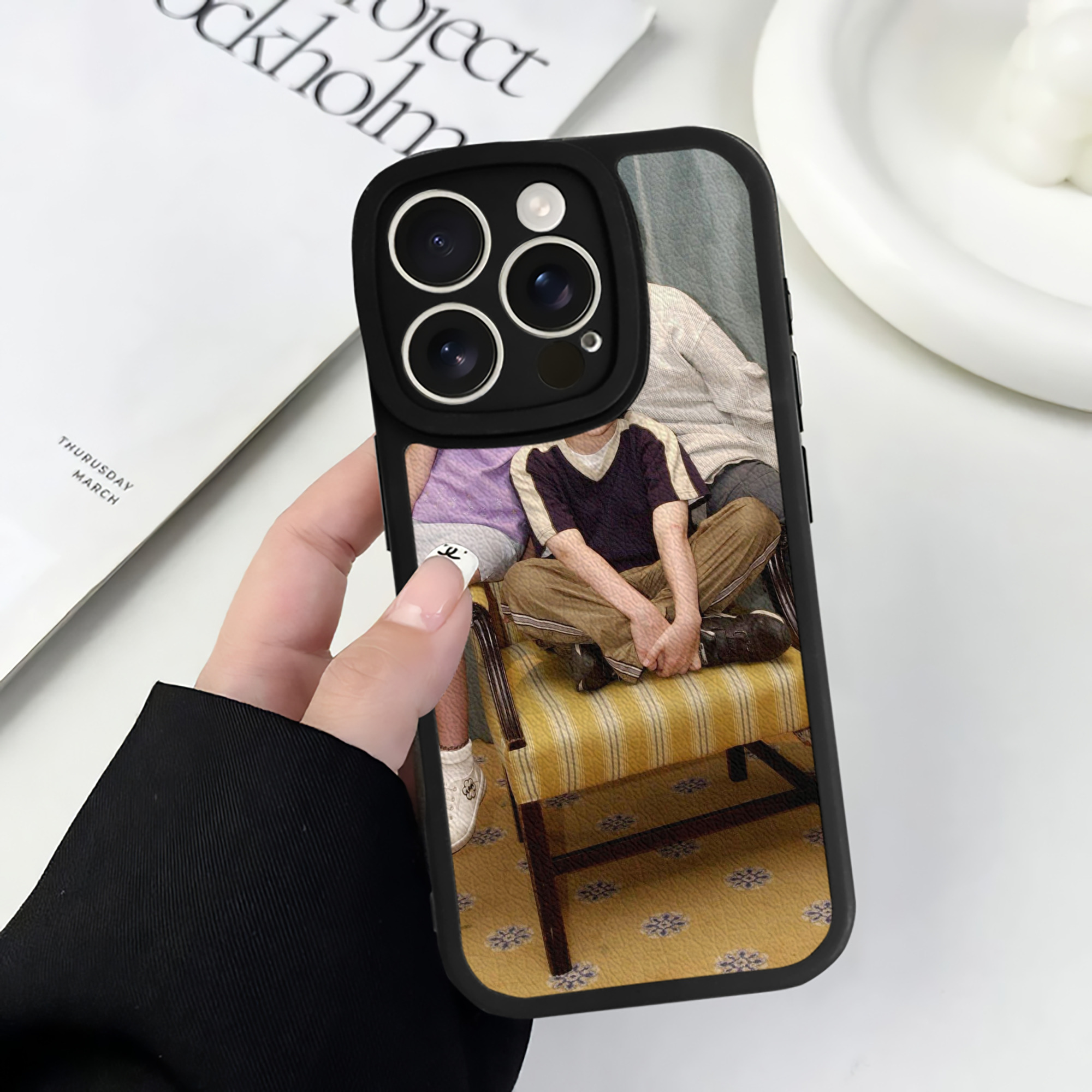 （画像用） Harry Potter ハリー・ポッターシリーズ 【iPhone 16シリーズ対応】シリコンスマホケース（レザー調） 材質：シリコン